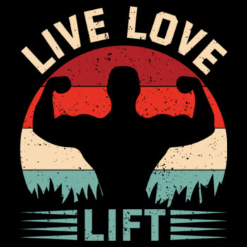 Live Love Lift - Unisex Premium Cotton Long Sleeve T-Shirt Design