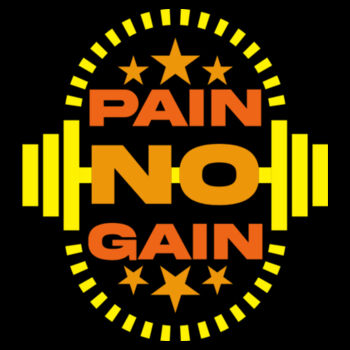 No Pain No Gain - Unisex Premium Fleece Hooded Sweatshirt Design