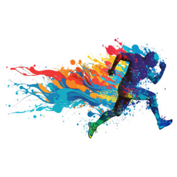 Colorful Football - Unisex Premium Cotton T-Shirt Design