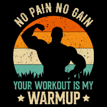 Your Workout Is My Warmup - Women's Premium Cotton T-Shirt Design