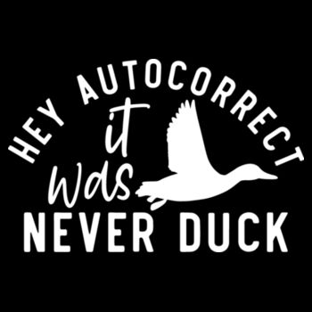It Was Never Duck - Unisex Premium Cotton Long Sleeve T-Shirt Design