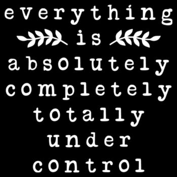 Everything is Under Control - Unisex Premium Fleece Hooded Sweatshirt Design