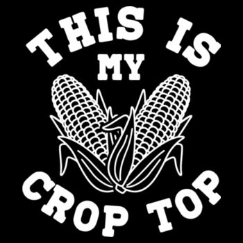 This is My Crop Top - Unisex Premium Cotton Long Sleeve T-Shirt Design