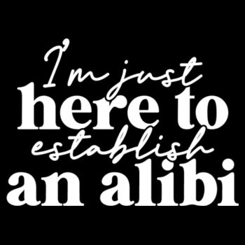 You re My Alibi - Unisex Premium Fleece Crew Sweatshirt Design