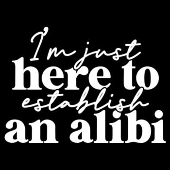 You re My Alibi - Unisex Premium Cotton Long Sleeve T-Shirt Design