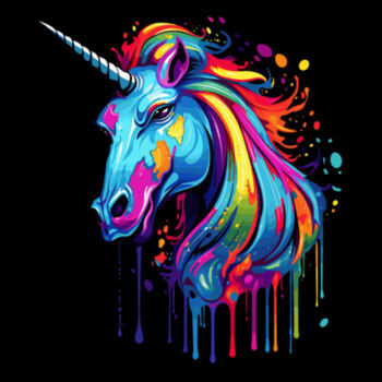 Colorful Unicorn Warrior - Youth Jersey Short Sleeve Tee Design