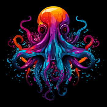 Colorful Bird - Unisex Premium Cotton Long Sleeve T-Shirt Design