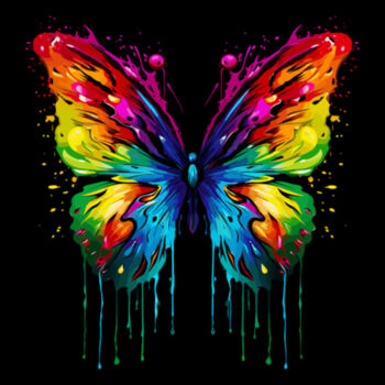 Colorful Butterfly 4 - Youth Jersey Short Sleeve Tee Design