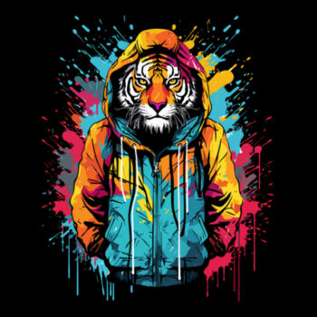 Colorful Cool Tiger - Youth Jersey Short Sleeve Tee Design