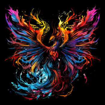 Colorful Phoenix - Youth Jersey Short Sleeve Tee Design