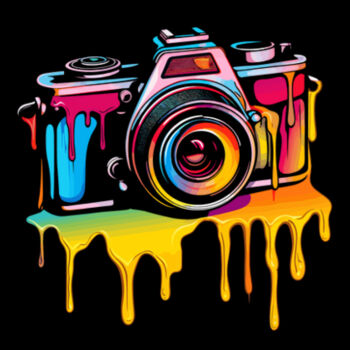 Colorful Classic Camera - Unisex Premium Cotton T-Shirt Design