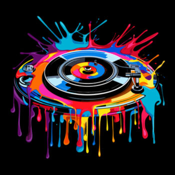 Colorful Record - Unisex Premium Cotton T-Shirt Design
