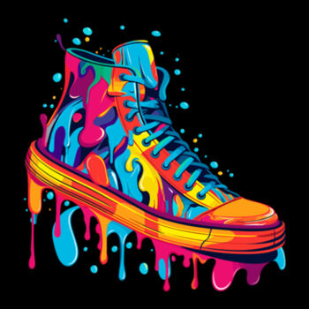 Colorful Shoes - Unisex Premium Cotton T-Shirt Design