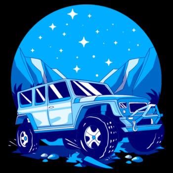 Jeep Time - Unisex Premium Fleece Hooded Sweatshirt Design