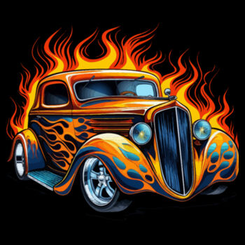 American Hotrod - Unisex Premium Cotton Long Sleeve T-Shirt Design