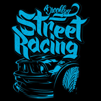 Brooklyn Street Racing - Women's Premium Cotton T-Shirt Design