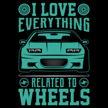 Everything Related to Wheels - Unisex Premium Cotton T-Shirt Design
