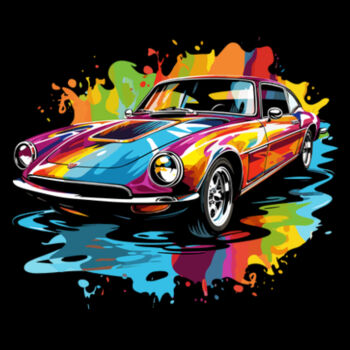 Colorful Car - Unisex Premium Cotton T-Shirt Design