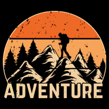 Adventure - Unisex Premium Fleece Hooded Sweatshirt Design