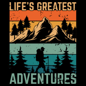 Life's Greatest Adventures - Unisex Premium Fleece Hooded Sweatshirt Design