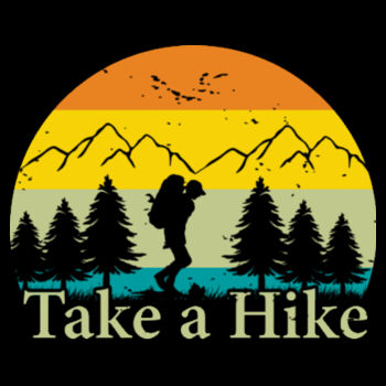 Take a Hike - Unisex Premium Fleece Hooded Sweatshirt Design