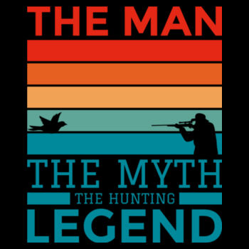 The Hunting Legend - Unisex Premium Fleece Hooded Sweatshirt Design