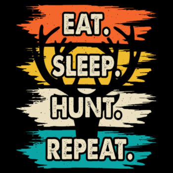 Eat Sleep Hunt Repeat - Unisex Premium Fleece Crew Sweatshirt Design