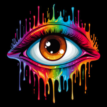 Colorful Eye - Unisex Premium Cotton T-Shirt Design