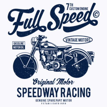 Full Speed - Unisex Premium Fleece Hooded Sweatshirt Design