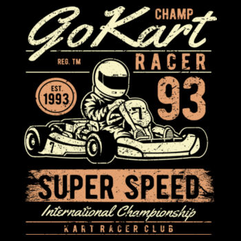 Go Kart Racer - Unisex Premium Fleece Crew Sweatshirt Design