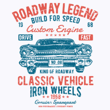 Roadway Legend - Unisex Premium Fleece Hooded Sweatshirt Design