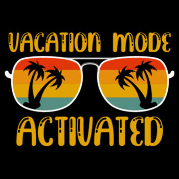 Vacation Mode - Unisex Premium Fleece Hooded Sweatshirt Design