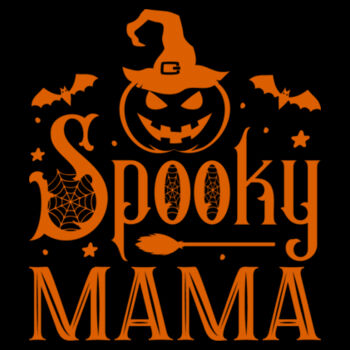Spooky Mama - Women's Premium Cotton T-Shirt Design