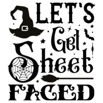 Let's Get Sheet Faced - Women's Premium Cotton T-Shirt Design
