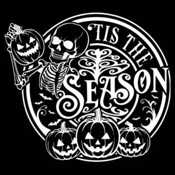 Tis The Scary Season - Unisex Premium Fleece Hooded Sweatshirt Design
