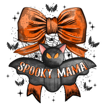 Spooky Mama - Unisex Premium Cotton T-Shirt Design