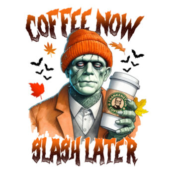 Frankenstein Coffee - Unisex Premium Cotton T-Shirt Design