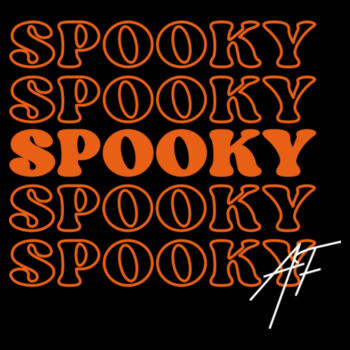 Spooky AF - Unisex Premium Cotton T-Shirt Design