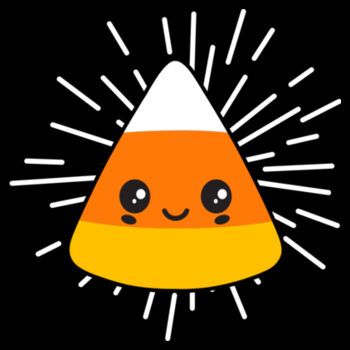 Candy Corn - Unisex Premium Cotton Long Sleeve T-Shirt Design