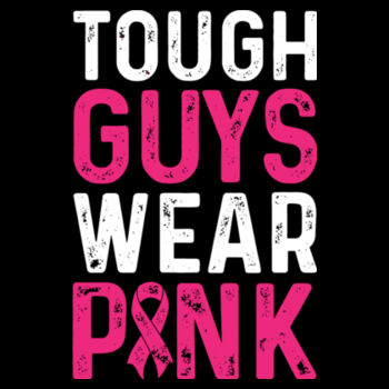 Tough Guys Wear Pink - Unisex Premium Fleece Hooded Sweatshirt Design