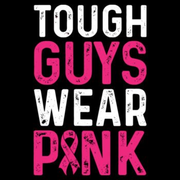 Tough Guys Wear Pink - Unisex Premium Cotton Long Sleeve T-Shirt Design