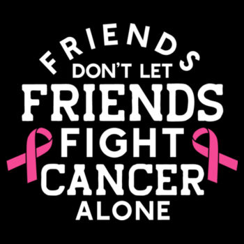 Friends Don't Fight Alone - Unisex Premium Fleece Hooded Sweatshirt Design