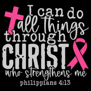 All Things Through Christ - Unisex Premium Cotton T-Shirt Design