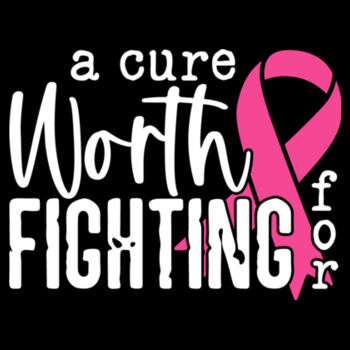 A Cure Worth Fighting For - Unisex Premium Cotton T-Shirt Design