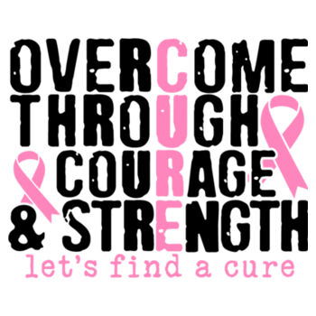 Let's Find A Cure - Women's Premium Cotton T-Shirt Design