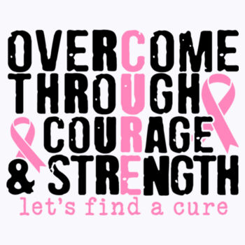 Let's Find A Cure - Unisex Premium Fleece Hooded Sweatshirt Design