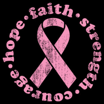 Hope, Faith, Strength - Unisex Premium Cotton T-Shirt Design