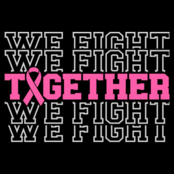 Together We Fight - Unisex Premium Cotton T-Shirt Design