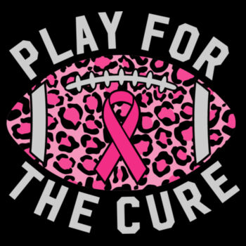 Play For The Cure Football - Unisex Premium Cotton T-Shirt Design