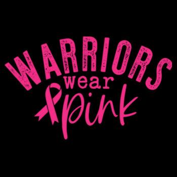 Warriors Wear Pink - Unisex Premium Fleece Crew Sweatshirt Design